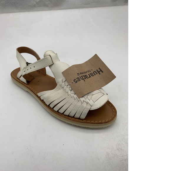 BEARPAW Shoes - Bearpaw Gloria Leather Huaraches Sandal White - Medium